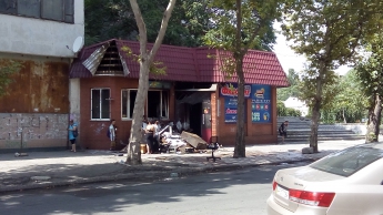 Появились фото с пожара в помещении "Национальной лотереи" в Мелитополе (фото)
