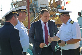 Голова Запорізької ОДА та заступник командуючого ВМС України обговорили базування у Бердянську військових моряків