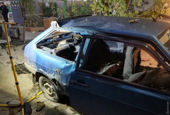 Под Одессой взорвали автомобиль секретаря совета объединенной громады (фото)