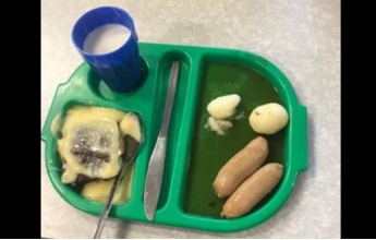 "Тюремный" школьный обед ужаснул Сеть