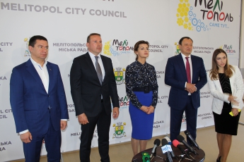 Марина Порошенко считает Мелитополь самым прогрессивным в Украине (видео)