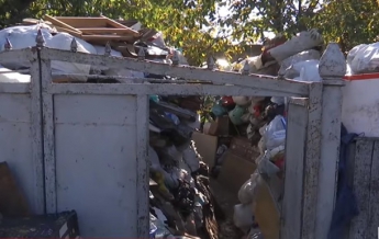 В Кропивницком двое мужчин собрали во дворе десятки тонн мусора (видео)