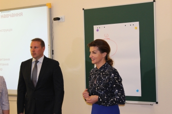Марина Порошенко поделилась впечатлениями о самой комфортной школе Мелитополя