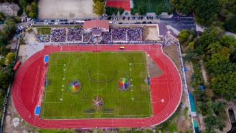 Появилось впечатляющее видео открытия стадиона в Мелитополе