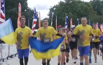 Украинские военные приняли участие в Марафоне морской пехоты США (видео)