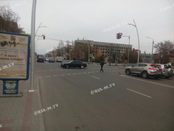 Участники ДТП, устроившие пробку на проспекте в Мелитополе, разошлись по-тихому