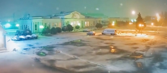 Красивый ролик о первом снежном дне в Мелитополе показали в сети (видео)