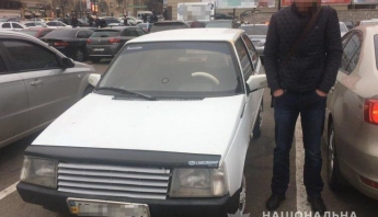 Житель Запорожья забыл, где припарковал авто, и заявил об угоне