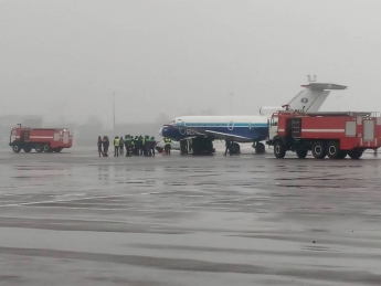 Самолет "Мотор Сич" угодил в аварию в киевском аэропорту