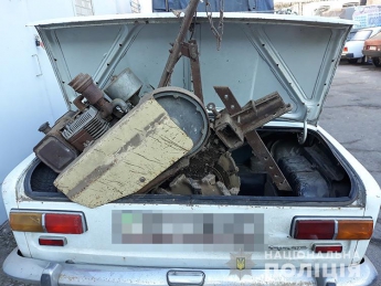 В Мелитополе задержали автомобиль, в котором перевозили украденное