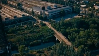 Заброшенный мелитопольский завод показали с высоты птичьего полета (видео)