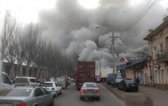 В Одессе произошел масштабный пожар (видео)