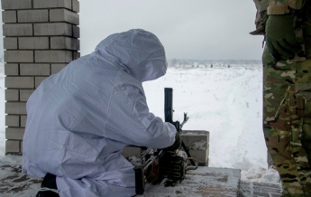 Украинские пограничники проводят сборы резервистов (видео)