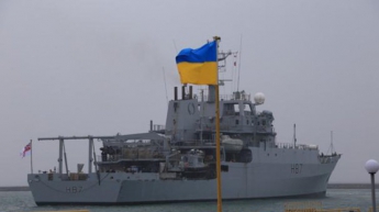 В Одессу зашел военный корабль Великобритании (фото)