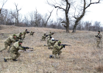 В Мелитополе резервисты оттачивают мастерство тактики ведения боя (фото)
