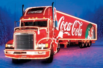 В Запорожье приедет новогодний грузовик Coca-Cola