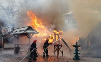 Взрыв на ярмарке во Львове: появилось новое видео