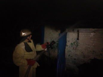 В Запорожской области вспыхнул жилой дом