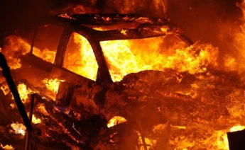 ЧП под Мелитополем. Люди сгорели заживо в машине, вылетевшей с трассы (добавлено фото)