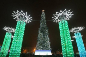 Украина впечатлила Европу своей новогодней елкой