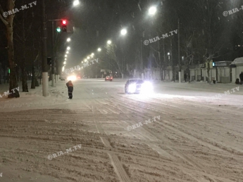 В Мелитополе таксисты поднимают тариф из-за снега