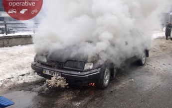 В Киеве автомобиль загорелся через два часа после покупки