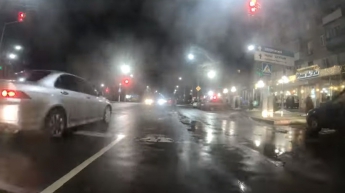 За 120 секунд водитель успел объехать весь город (видео)