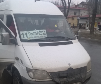 В Мелитополе появился образцовый водитель маршрутки (фото)