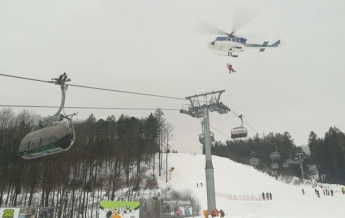 В Чехии застрял подъемник с 71 лыжником