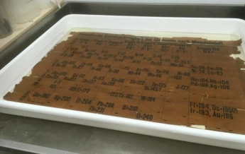 Найдена самая старая таблица элементов Менделеева