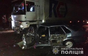 В Запорожской области грузовик уничтожил «Ладу»: водитель скончался