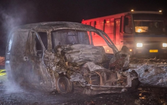 В ДТП под Днепром сгорел водитель (фото, видео 18+)