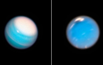 Hubble снял загадочное пятно на Нептуне