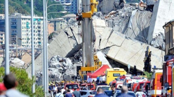 В Генуе начали демонтировать мост, при обвале которого полгода назад погибли 43 человека