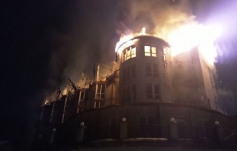 В Львовской области на горнолыжном курорте сгорел отель