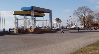 В центральном парке Мелитополя построят современную сцену (фото)