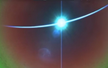 Лунный зонд снял восход Солнца над Землей (видео)