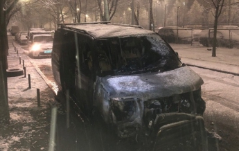 Депутату Киевсовета сожгли второй автомобиль за два месяца (видео)