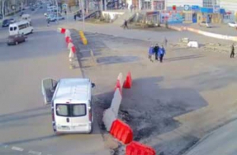 Водители в Мелитополе обнаглели донельзя (видео)