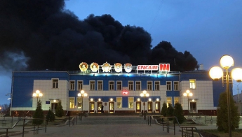 В России масштабный пожар на ракетном заводе (Видео)