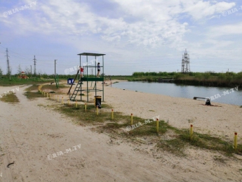 В Мелитополе желающих отдохнуть на озере Горячка единицы (фото)
