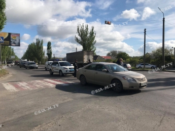 В Мелитополе на пешеходном переходе сбили женщину (фото)