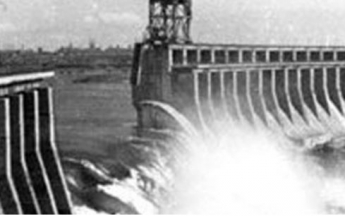 Как выглядела плотина ДнепроГЭС, взорванная в 1941 году (видео)