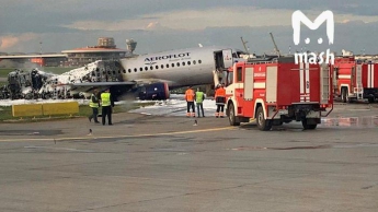 ОНЛАЙН: Самолет «Аэрофлота» загорелся при посадке в «Шереметьево»
