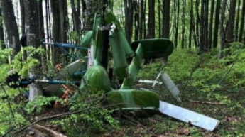 На украино-румынской границе разбился вертолет