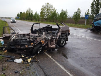 Авто разбилось в хлам: на запорожской трассе смертельное ДТП (Фото, Видео)