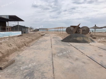 Что собираются строить на центральном пляже Кирилловки (фото)