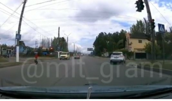 Мелитопольские водители продолжают нарушать ПДД (видео)