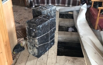 На Закарпатье обнаружили 73 ящика сигарет в доме лесника (видео)