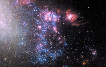 NASA показало на фото последствия столкновения галактик